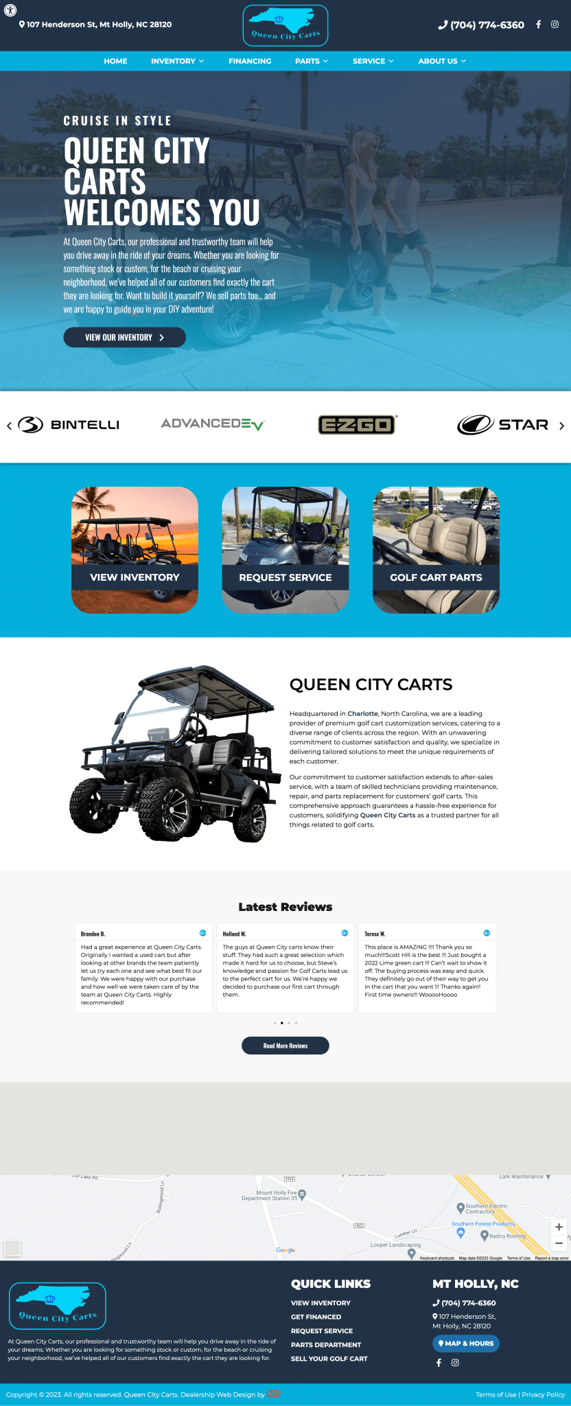 queen city carts